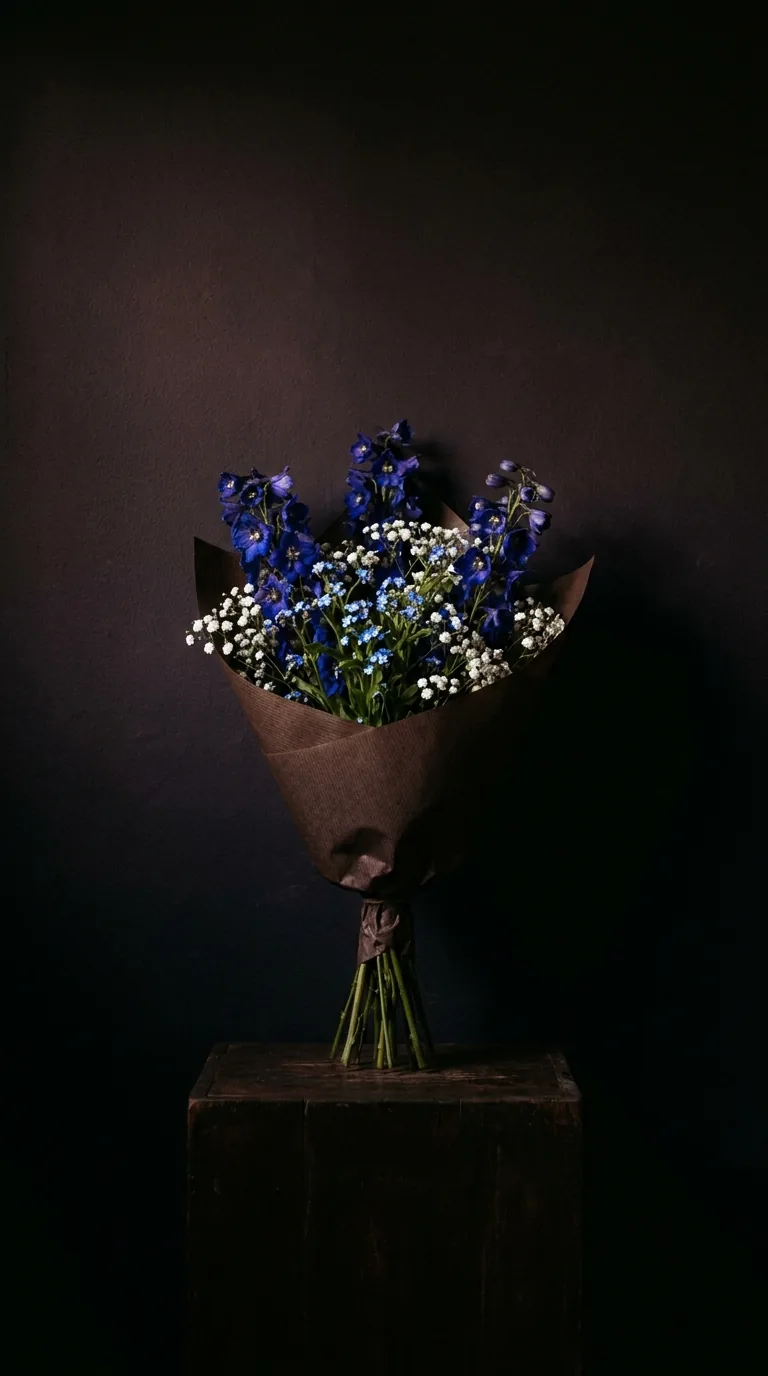 The Distance, forget-me-nots for a long distance gift